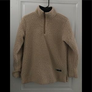 Fleece half-zip pullover